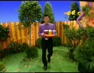 Jeff holding hot milk in the epilogue