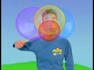 Anthony blowing bubbles