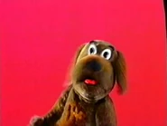 Puppet Wags wagging his tail