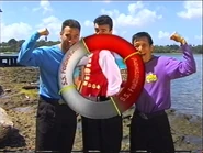 The S.S Feathersword life preserver transition