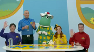 The Wiggles and Dorothy in "The Wiggles' World"