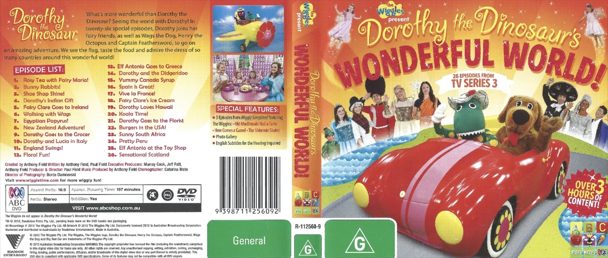 Dorothy the Dinosaur's Wonderful World!/Home Video | Wigglepedia