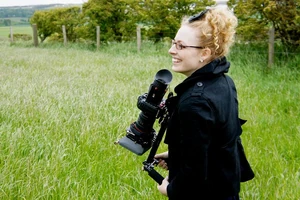 Emma on the Hill of Tara
