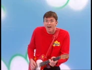 Murray playing Red Starry Guitar in an alternate angle