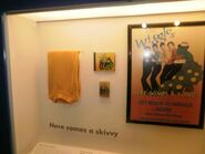 Greg's skivvy displayed at the Powerhouse Museum