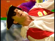 "This babysitting's sure is hard work!"