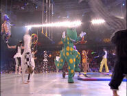 The Wiggly Mascots in The Wiggles Big, Big Show In The Round