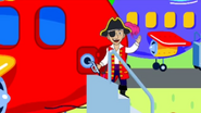 Cartoon Captain Feathersword