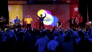 Jeff waking up in "The Original Wiggles Reunion Show For Bush Fire Relief"