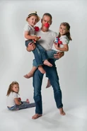 Anthony and his kids