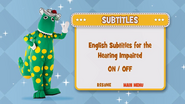 Subtitles menu (Background music: The Pirouette)