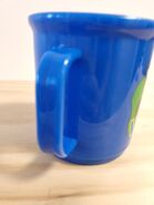 The Wiggles circa 1990s melamine plastic blue cup mug with scratches (4)