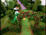 Dorothy following the music bug