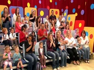 The audience in "Wiggly Songtime!"
