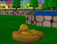 CGI Duck in a big nest