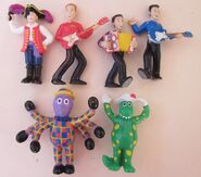 The Other Wiggles and the Early Wiggle Friends toy figures