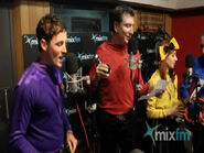 The Replacement Wiggles at Mix FM studio
