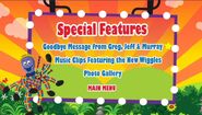 Special Features menu (Background Music: The Monkey Dance)