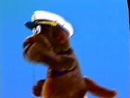Puppet Wags in a sailor hat