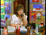 Mrs. Bingle on the telephone