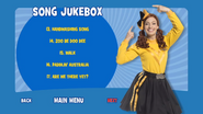 Song Jukebox menu page 3 (Background music: Emma's Bowmobile, Beep Beep!)