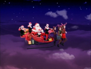 "Here I go! Ho, ho, ho, ho, ho!"
