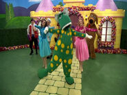 The Land Wiggly Friends in "Dorothy the Dinosaur's Traveling Show!"