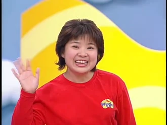 Hsu as the Red Wiggle in .