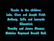 Thanks to the Children