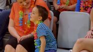 A boy in the audience