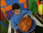 Anthony eating chicken in "Jeff the Mechanic"