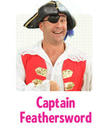 Captain Feathersword in his main page picture