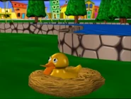 "Quack quack quack."