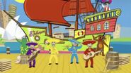 The Land Wiggly Group in Mariachi Animation