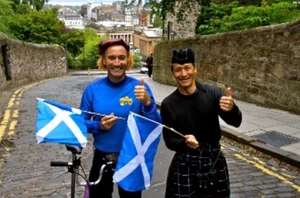 Jeff and Anthony in Scotland