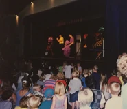 Yellow, bright purple