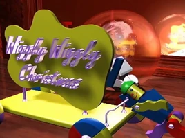 Wiggly,WigglyChristmastitlecard