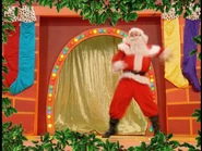 Ben as Santa Claus in Yule Be Wiggling