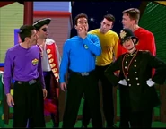 Anthony eating apple in "Food"