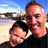 Antonio with his dad, Anthony