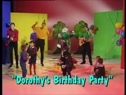 "Dorothy's Birthday Party" title card
