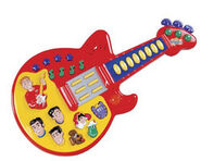 The Wiggly Group on a guitar toy