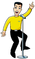 Cartoon Greg with Microphone in 2000