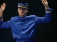 Edward Rooke as the dog catcher in "The Wiggles Big Show"