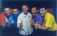 The Wiggles and Tim Finn Recording: "Six Months In A Leaky Boat (Wiggly Version)"