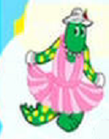 Dorothy in a pink dress (Circus Practice electronic storybook)