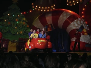 Possibly the car's first live appearance (Note: The windshield and headlights are missing)