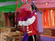 "Pirate Rudolf, Charlie, James!"