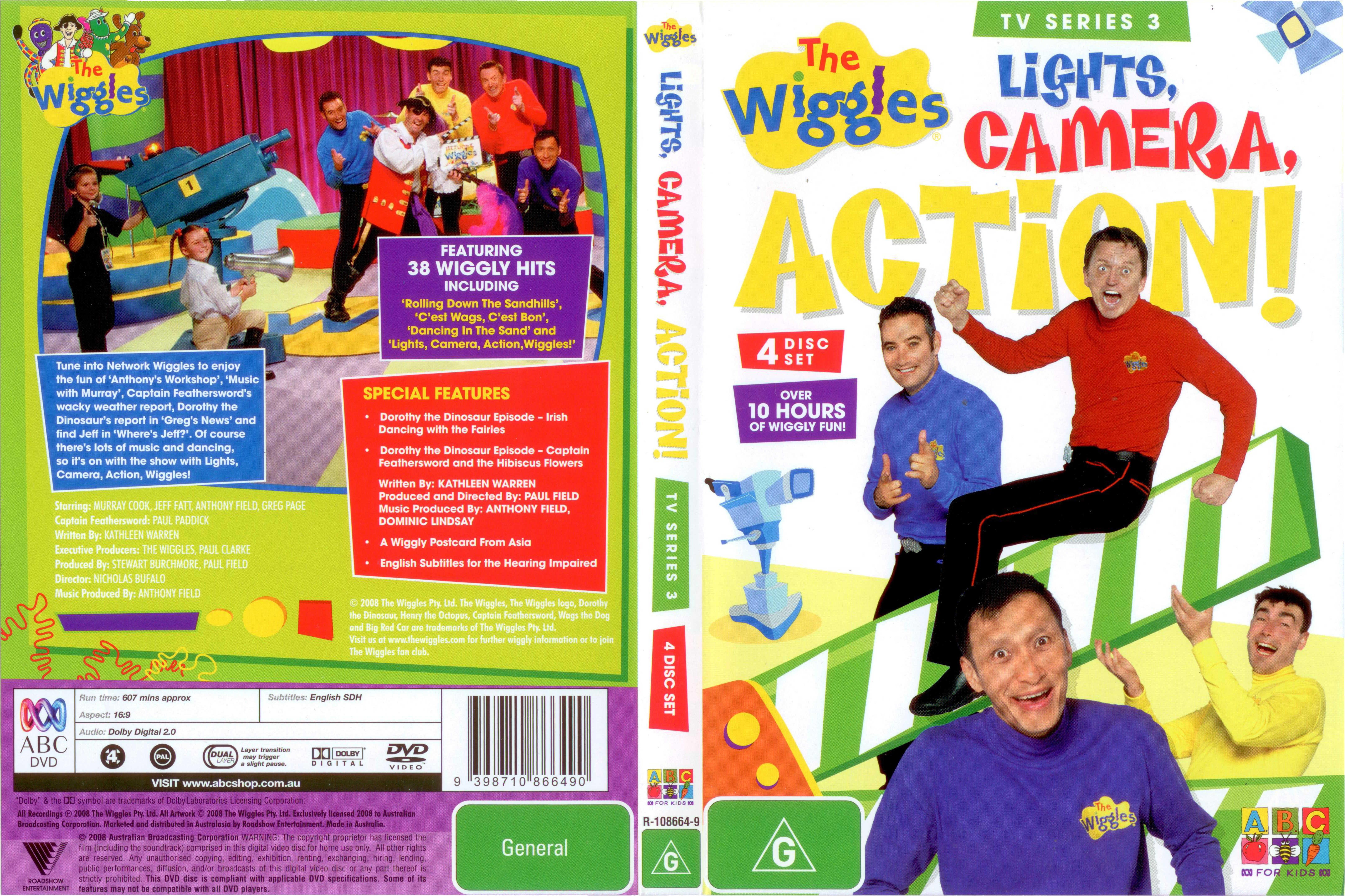 wiggles lights camera action dvd