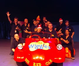 Backstage with the crew